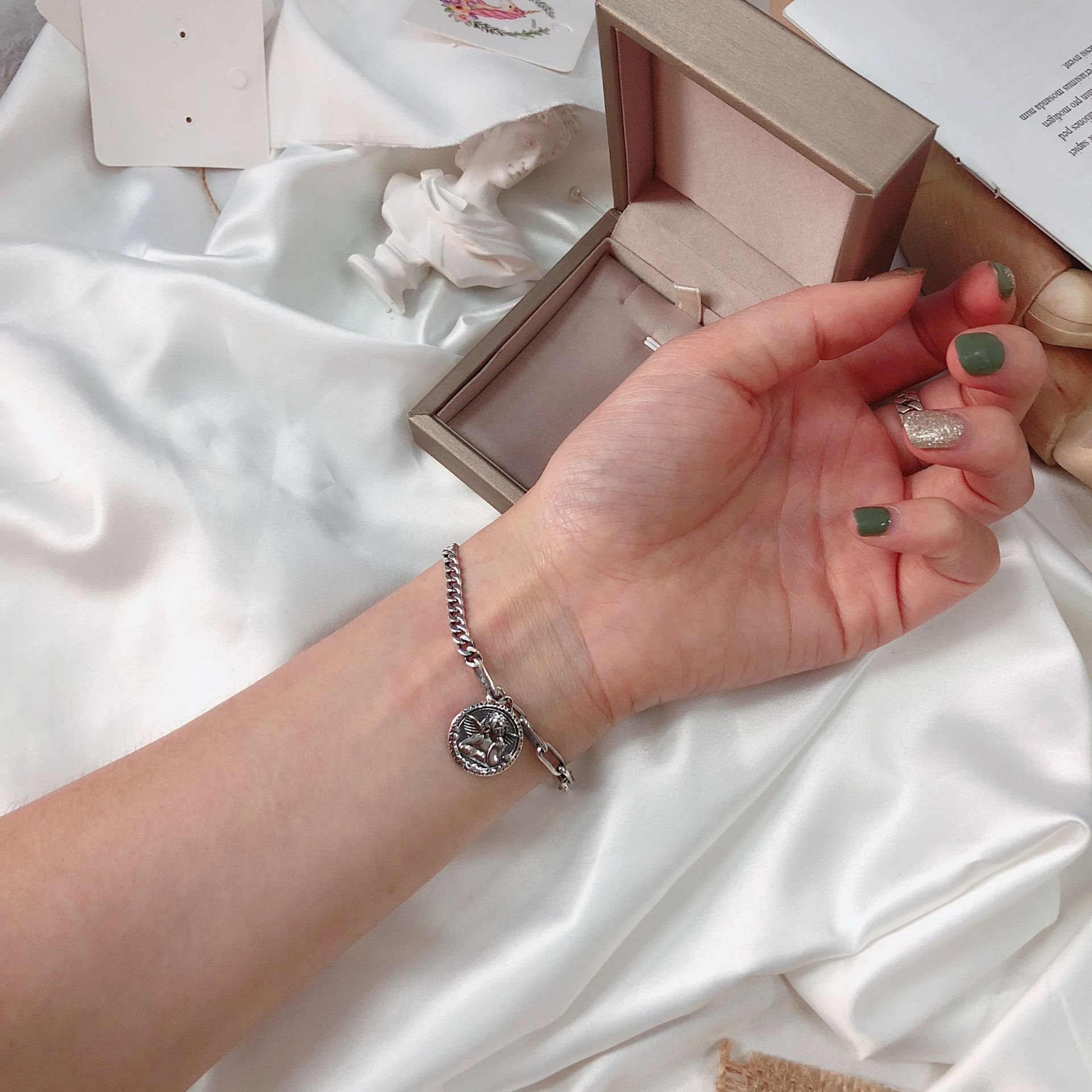 S925 angel bracelet
